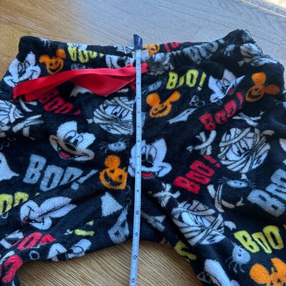 Disney Halloween Mickey Lounge Pants Soft Fleece Size Medium - Picture 7 of 8